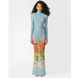 SAU LEE: Kendra Mesh Dress